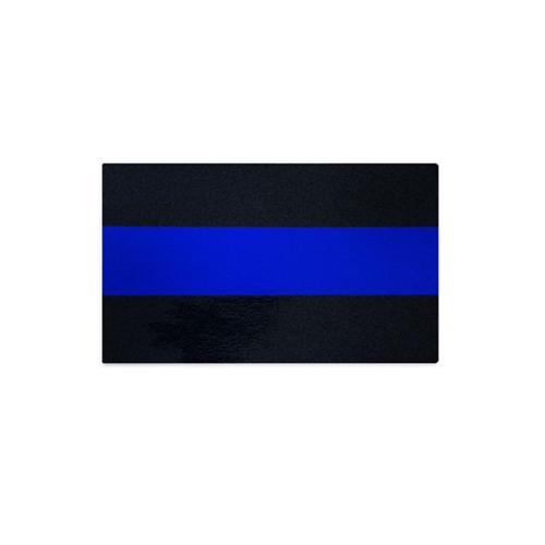 Thin Blue Line Classic Reflective Car Decal (3" x 5") | Five-O Depot