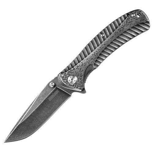 Kershaw Starter Assist Blackwash Knife | Five-O Depot