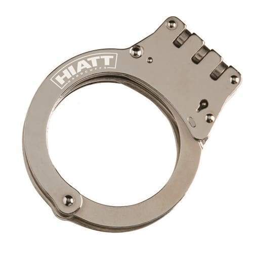 Monadnock (Hiatt) Oversized Hinged Handcuffs | Five-O Depot