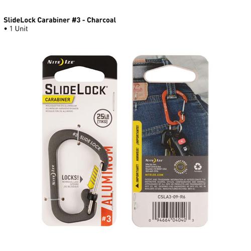 Nite-Ize Slidelock Carabiner Aluminum | Five-O Depot