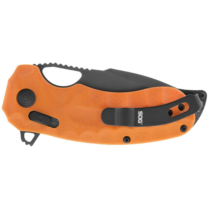 SOG Knives Kiku XR LTE Knife (Orange) | Five-O Depot