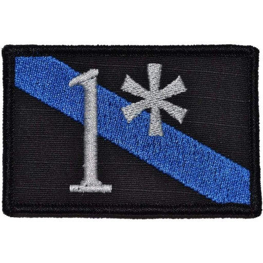 Thin Blue Line 1 Asterisk Patch | Five-O Depot