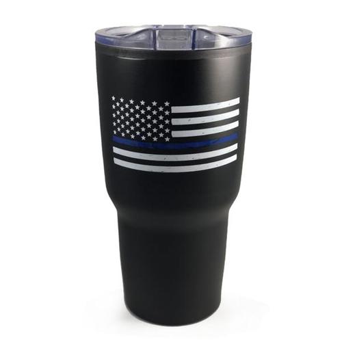 Thin Blue Line 30-ounce Tumbler | Five-O Depot
