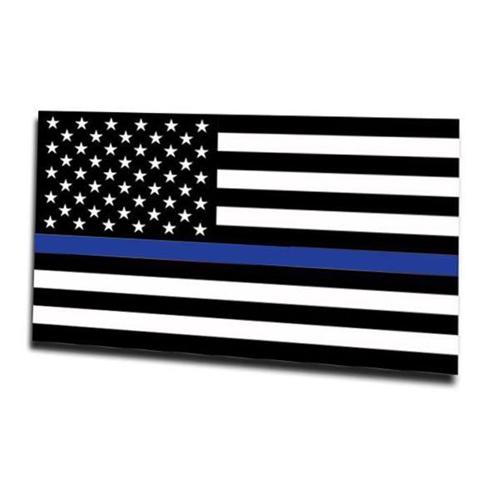 Thin Blue Line American Flag Magnet (3" x 5") | Five-O Depot