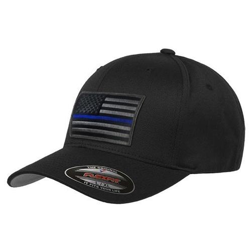 Thin Blue Line FlexFit Subdued Thin Blue Line Hat | Five-O Depot