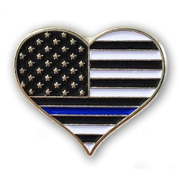 Thin Blue Line Uniform Pins | Five-O Depot